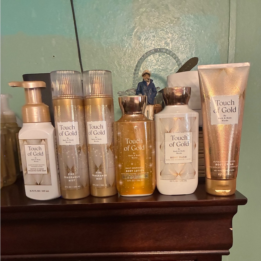 NWT BBW Touch Of Gold 6 Pc Set - Picture 1 of 5